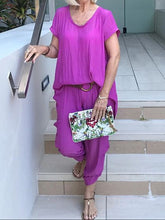 Load image into Gallery viewer, Solid Color Casual Loose Women's Suit