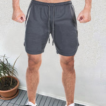 Load image into Gallery viewer, Loose Multi-Pocket Double Layer Men's Shorts