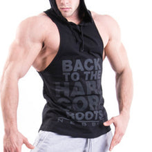 Load image into Gallery viewer, Alphabet Printed Hooded Sweat-Absorbent Men's Tops