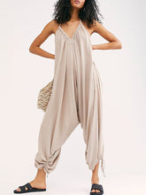 Load image into Gallery viewer, Women's Fashion Suspenders Solid Color Jumpsuit