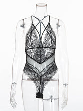 Load image into Gallery viewer, Flower Lace Stitching Siamese Erotic Lingerie