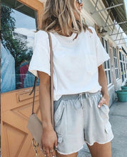 Load image into Gallery viewer, Women's Round Neck T-shirt Casual Suit