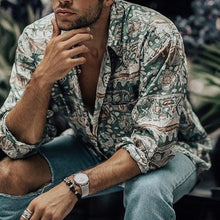 Load image into Gallery viewer, Retro Casual Vacation Casual Shirt Men