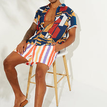 Load image into Gallery viewer, Printed Shirt Holiday Style Top