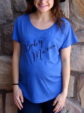 Load image into Gallery viewer, Loose Short Sleeve Simple Letters Maternity Tops