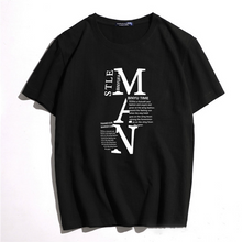 Load image into Gallery viewer, Letters Printed Loose Mens T-shirt
