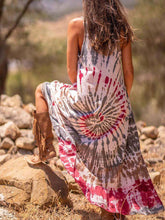 Load image into Gallery viewer, Tie-dye Sleeveless Casual Loose Dress