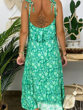 Load image into Gallery viewer, Floral Long Holiday Women's Dress