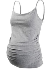 Load image into Gallery viewer, Maternity Casual Comfortable Solid Color Sleeveless T-shirt