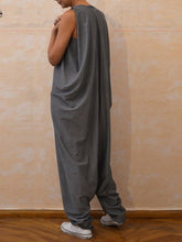 Load image into Gallery viewer, Women's Sleeveless Square Collar Casual Retro Solid Color Jumpsuit