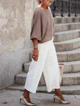Load image into Gallery viewer, Round Neck Casual Loose Suit