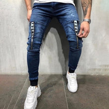 Load image into Gallery viewer, Men's Casual Sports Beam-Leg Denim Trousers