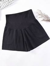 Load image into Gallery viewer, Maternity Cotton And Linen Casual Stomach Lift Shorts