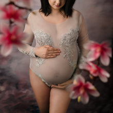 Load image into Gallery viewer, Sexy Long-Sleeved Photo Maternity Jumpsuit Dress