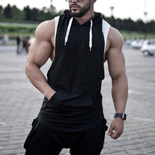 Load image into Gallery viewer, Hooded Running Fitness Loose Breathable Men's Tops