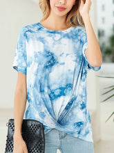 Load image into Gallery viewer, Maternity Gradient Printed Short Sleeve T-Shirt