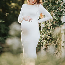 Load image into Gallery viewer, Maternity Casual Pure Color Dress