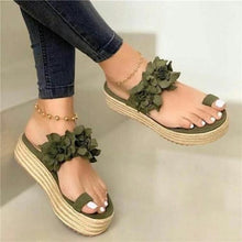 Load image into Gallery viewer, Hemp Rope Thick Bottom Slippers
