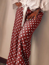 Load image into Gallery viewer, Wave Point Wide-Leg Microhorn Maternity Leggings