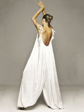 Load image into Gallery viewer, Women's Fashion Super Loose White Lace-Up Jumpsuits