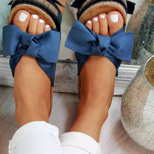 Load image into Gallery viewer, Flat-top Open-toe Plus Size Slippers