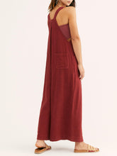 Load image into Gallery viewer, Women's Fashion Solid Color Loose Strap Jumpsuit