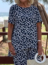 Load image into Gallery viewer, Plus Size Floral Loose Loose Sweat Women's Suits