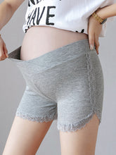 Load image into Gallery viewer, Thin Low Waist Lace Maternity Leggings