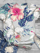 Load image into Gallery viewer, Retro Abstract Printed Loose T-shirt Spot