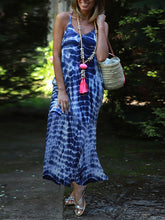 Load image into Gallery viewer, Women's Sleeveless Tie-Dye Loose Dress