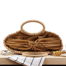 Load image into Gallery viewer, Simple Hand Bag Straw Weave Women's Bag