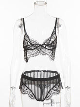 Load image into Gallery viewer, Tight Lace Sexy Two-Piece Suit Erotic Lingerie