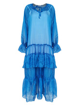Load image into Gallery viewer, Women's Chiffon V-Neck Fungus Stitching Beach Dress