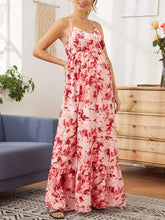Load image into Gallery viewer, Maternity Sexy Print Strapless Maxi Dress