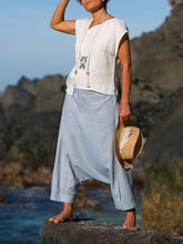 Load image into Gallery viewer, Simple Solid Color Cotton Linen Women's Suit