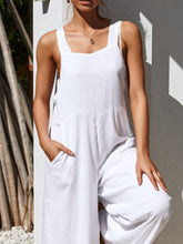 Load image into Gallery viewer, Plus Size Simple Loose Strap Women's Jumpsuits