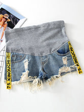 Load image into Gallery viewer, Maternity Fashion Casual Loose Hole Shorts