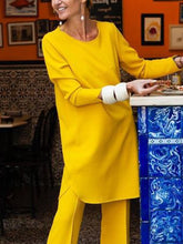 Load image into Gallery viewer, Round Neck Long Sleeve Loose Women's Suits