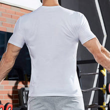 Load image into Gallery viewer, Training Elastic Simple Round Neck Men's Tops
