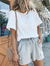 Load image into Gallery viewer, Women's Round Neck T-shirt Casual Suit