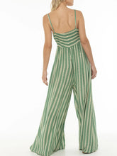 Load image into Gallery viewer, Women's Fashion Print Sling Wide Jumpsuit