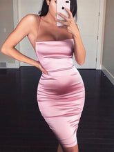 Load image into Gallery viewer, Maternity Slim Sexy Solid Color Sling Dress