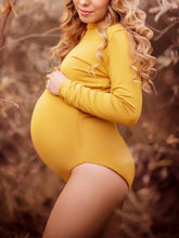 Load image into Gallery viewer, Solid Color Simple Photo Jumpsuit Maternity Dress