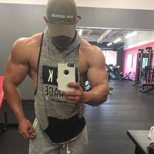 Load image into Gallery viewer, Men's Casual Sports Hooded Printed Sleeveless Vest T-shirt