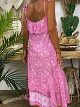 Load image into Gallery viewer, Floral Loose Holiday Sling Women's Dress