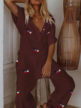 Load image into Gallery viewer, Women's Fashion Butterfly Print Casual Jumpsuit