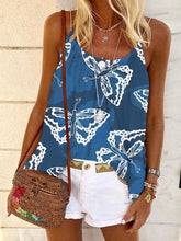 Load image into Gallery viewer, Butterfly Print Loose Camisole Top