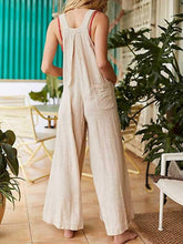Load image into Gallery viewer, Women's Fashion Solid Color Loose Strap Jumpsuit