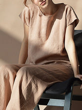 Load image into Gallery viewer, Women's Casual Comfortable Linen Tops And Trouser Suits