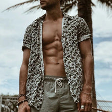 Load image into Gallery viewer, Floral Loose Holiday Men's Tops